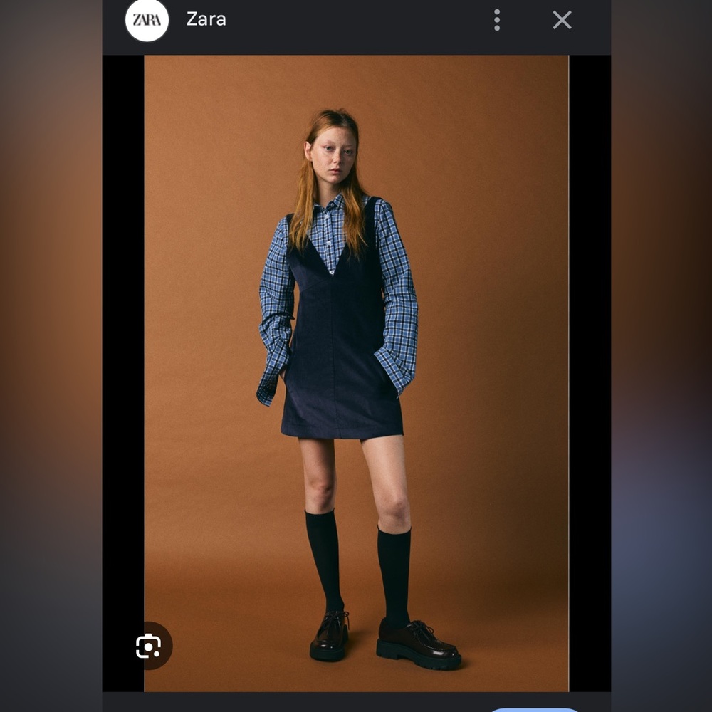 Zara short corduroy dress